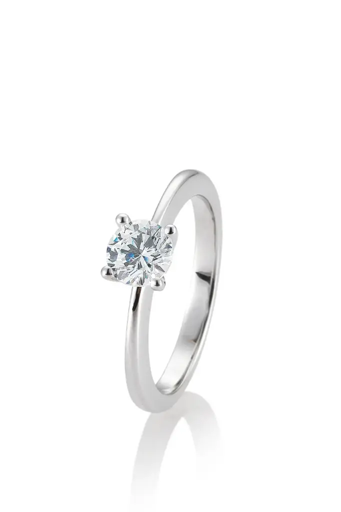 Verlobungsring Weißgold