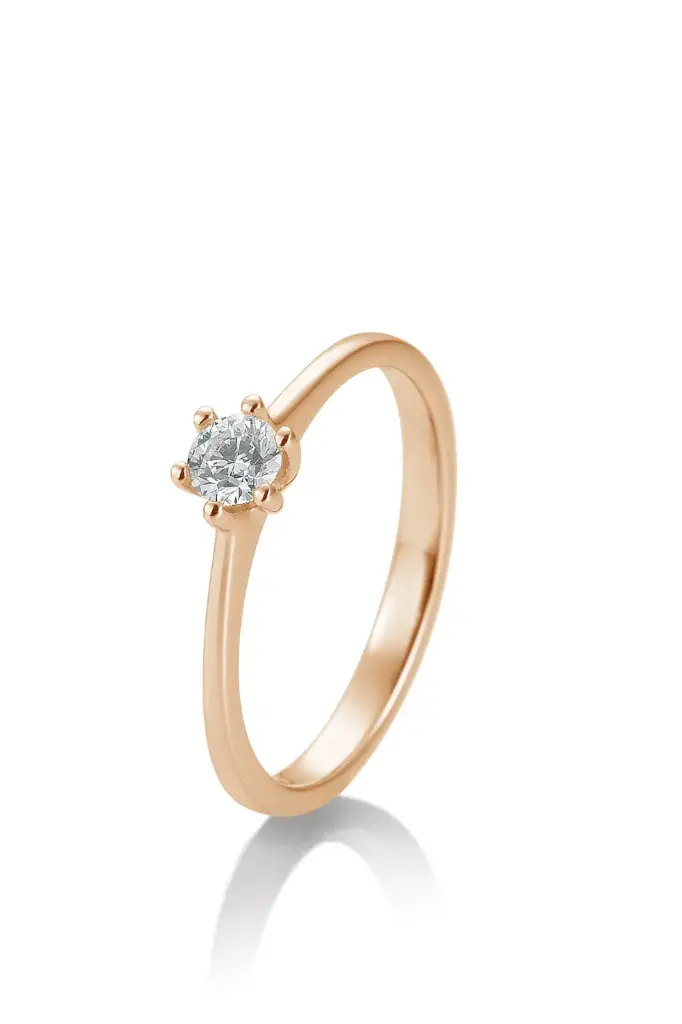 Verlobungsring Roségold 