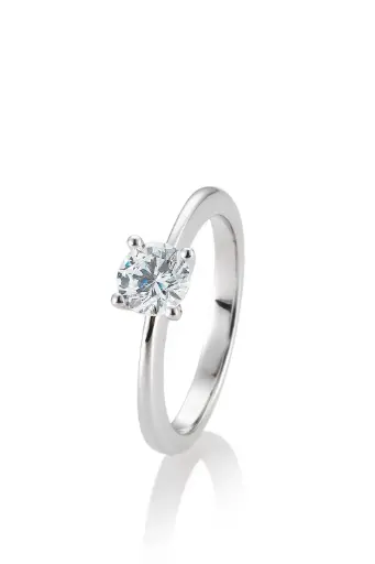 Verlobungsring Weißgold