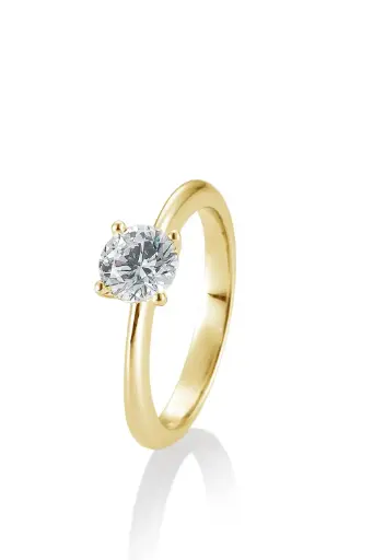 Verlobungsring Gelbgold