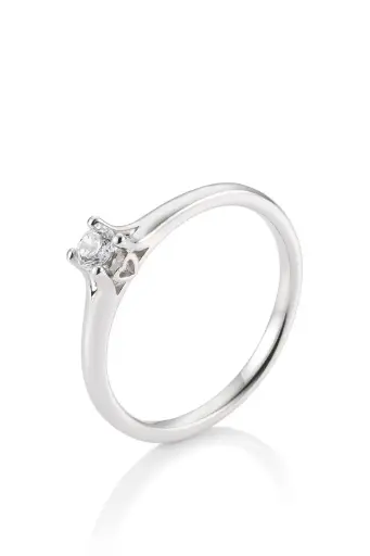 Verlobungsring Weißgold