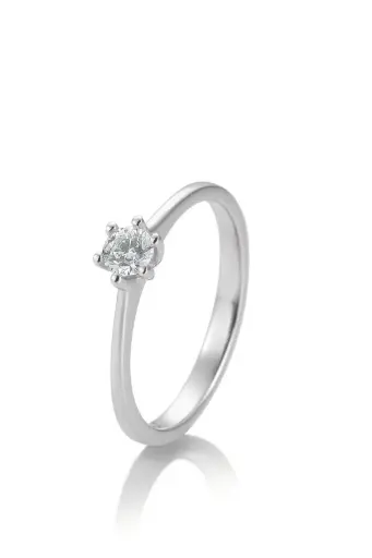 Verlobungsring Weißgold