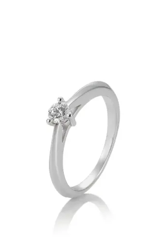 Verlobungsring Weißgold